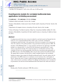 Cover page: Overdispersion models for correlated multinomial data: Applications to blinding assessment