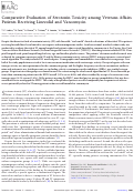 Cover page: Comparative Evaluation of Serotonin Toxicity among Veterans Affairs Patients Receiving Linezolid and Vancomycin