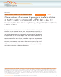 Cover page: Observation of unusual topological surface states in half-Heusler compounds LnPtBi (Ln=Lu, Y)