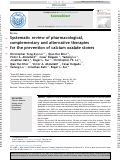 Cover page: Systematic review of pharmacological, complementary and alternative therapies for the prevention of calcium oxalate stones