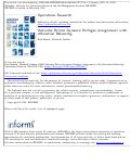 Cover page: Outcome-Driven Dynamic Refugee Assignment with Allocation Balancing