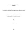 Cover page: Virtual Teacher Collaboration: A Case Study of Singleton High School Teachers