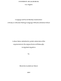 Cover page: Language and Social Identity Construction: A study of a Russian Heritage Language Orthodox Christian School