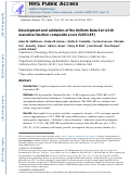 Cover page: Development and validation of the Uniform Data Set (v3.0) executive function composite score (UDS3‐EF)