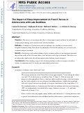 Cover page: The Impact of Sleep Improvement on Food Choices in Adolescents With Late Bedtimes