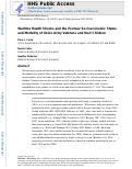 Cover page: Wartime Health Shocks and the Postwar Socioeconomic Status and Mortality of Union Army Veterans and Their Children