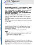 Cover page: Internalized HIV stigma predicts subsequent viremia in US HIV patients through depressive symptoms and antiretroviral therapy adherence.