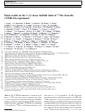 Cover page: Final results on the $0νββ$ decay half-life limit of $^{100}$Mo from the CUPID-Mo experiment