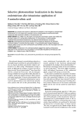 Cover page: Selective photosensitizer localization in the human endometrium after intrauterine application of 5-aminolevulinic acid