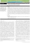 Cover page: Infection risk decreases with increasing mismatch in host and pathogen environmental tolerances