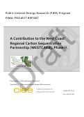 Cover page: A Contribution to the West Coast Regional Carbon Sequestration Partnership (WESTCARB), Phase II