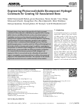 Cover page: Engineering Photocrosslinkable Bicomponent Hydrogel Constructs for Creating 3D Vascularized Bone