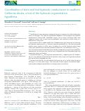 Cover page: Coordination of stem and leaf hydraulic conductance in southern California shrubs: a test of the hydraulic segmentation hypothesis.