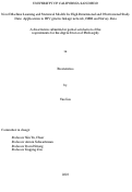 Cover page: Novel Machine Learning and Statistical Models for High Dimensional and Observational Study Data: Applications to HIV genetic linkage network, fMRI and Survey Data