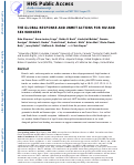 Cover page: The global response and unmet actions for HIV and sex workers.