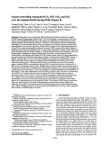 Cover page: Factors controlling tropospheric O3, OH, NO x and SO2 over the tropical Pacific during PEM‐Tropics B