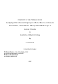 Cover page: Investigating Antibiotic Resistant Uropathogens in Merced: Sources and Resources