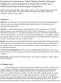 Cover page: Evaluation of a Synchronous, Online Diabetes Nutrition Education Program for American Indians and Alaska Natives With Type 2 Diabetes: Facilitators and Participants’ Experiences