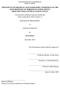 Cover page: The Effects of Regional Oceanographic Conditions on the Geochemistry of Ferromanganese Crusts From the West-Central Pacific Ocean
