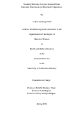 Cover page: Teaching Structure: Lessons Learned From Curricular Innovations in Structural Competency