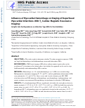 Cover page: Influence of Myocardial Hemorrhage on Staging of Reperfused Myocardial Infarctions With T2 Cardiac Magnetic&nbsp;Resonance Imaging Insights Into the Dependence on Infarction Type With Ex&nbsp;Vivo&nbsp;Validation