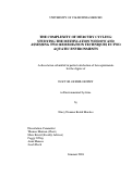 Cover page: THE COMPLEXITY OF MERCURY CYCLING: STUDYING THE METHYLATION WINDOW AND ASSESSING TWO REMEDIATION TECHNIQUES IN TWO AQUATIC ENVIRONMENTS