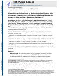 Cover page: Phase 1 dose-finding study of metformin in combination with concurrent cisplatin and radiotherapy in patients with locally advanced head and neck squamous cell cancer.