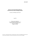 Cover page: Energy use and carbon dioxide emissions in the steel sector in key 
developing countries