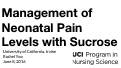 Cover page of Management of Neonatal Pain Levels with Sucrose