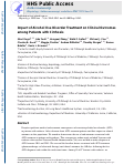 Cover page: Impact of Alcohol Use Disorder Treatment on Clinical Outcomes Among Patients With Cirrhosis