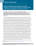 Cover page: Isocitrate dehydrogenase (IDH) mutant gliomas: A Society for Neuro-Oncology (SNO) consensus review on diagnosis, management, and future directions