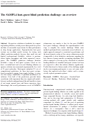 Cover page: The SAMPL4 host–guest blind prediction challenge: an overview