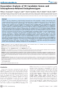 Cover page: Association Analysis of 94 Candidate Genes and Schizophrenia-Related Endophenotypes