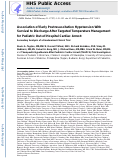 Cover page: Association of Early Postresuscitation Hypotension With Survival to Discharge After Targeted Temperature Management for Pediatric Out-of-Hospital Cardiac Arrest: Secondary Analysis of a Randomized Clinical Trial