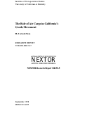 Cover page: The Role of Air Cargo in California's Goods Movement