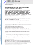 Cover page: Computational prediction of MHC anchor locations guides neoantigen identification and prioritization