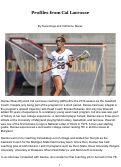 Cover page: Profiles from Cal Lacrosse