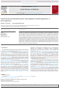 Cover page: Intersectional environmental justice and population health inequalities: A novel approach