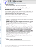 Cover page: Penetrating Keratoplasty at a Tertiary Referral Center in Ethiopia