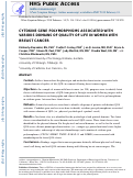 Cover page: Cytokine Gene Polymorphisms Associated With Various Domains of Quality of Life in Women With Breast Cancer.