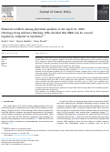 Cover page: Financial conflicts among physician speakers at the April 12, 2024 Oncology Drug Advisory Meeting: Who decided that MRD can be a novel regulatory endpoint in myeloma?