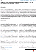 Cover page: Mutational Analysis of Preamyloid Intermediates: The Role of His-Tyr Interactions in Islet Amyloid Formation