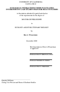 Cover page: Ecological Interactions Under Fluctuating Environments: Case Studies from Bar-Built Estuaries