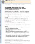 Cover page: Lifestyle-Related Factors, Obesity, and Incident Microalbuminuria: The CARDIA (Coronary Artery Risk Development in Young Adults) Study