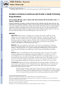 Cover page: Incidence of Adverse Cardiovascular Events in Adults Following Drug Overdose