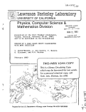 Cover page: DESIGN OF A LEAD GLASS DRIFT CALORIMETER WITH MWPC DETECTION