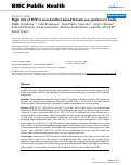 Cover page: High risk of HIV in non-brothel based female sex workers in India