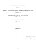 Cover page: Helping the Marginalized: An Empirical Analysis of Two Low-Income Groups