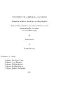 Cover page: Bounded analytic functions on the polydisc