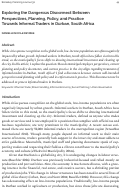 Cover page: Exploring the Dangerous Disconnect Between Perspectives, Planning, Policy, and Practice Towards Informal Traders in Durban, South Africa